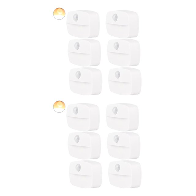 sweethay Luz nocturna de inducción inteligente, Sensor automático, lámpara inalámbrica, protección ocular, mesita de noche, pasillo, Type6 NO6