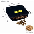thumbnail image 2 of Raisingwell Dog Treat Pouch for Pet Walking and Training with Clicker Poop Bags Small Fanny Zipper Pack Holder for Puppy Snack Dispenser Kit for Leash and Outdoor Use (Black), 2 of 5