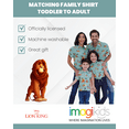 thumbnail image 4 of Disney Lion King Simba Nala Timon Big Girl Boy Kids Matching Family Hawaiian Button Down Shirt Boys Sizes 10-12, 4 of 5