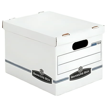 Bankers Box Heavy Duty Storage Boxes 10x12x15" 10 Pack