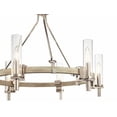 thumbnail image 4 of Modern Farmhouse Six Light Chandelier in Whitewashed Wood Finish Bailey Street Home 147-Bel-2896929, 4 of 4