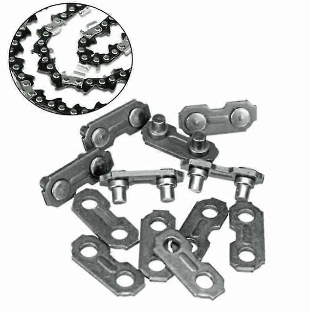 6 piezas de eslabones de unión de cadena de motosierra de 3/8" y 0.063" para unir piezas y accesorios de motosierraScvvd