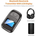thumbnail image 4 of Transmisor y receptor Bluetooth visible Adaptador Bluetooth inalámbrico 3 en 1 con pantalla de visualización Adaptador de audio Bluetooth 5.0 de baja latencia para TV PC Coche Estéreo doméstico, 4 of 6