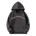 thumbnail image 4 of WILLBEST Sudadera para Mujer, Estilo Casual de Invierno, con Estampado Navideño Del Alfabeto, Cordón Ajustable, Bolsillo y Manga Larga XX-Grande, 4 of 4