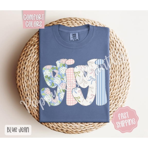 Cute Spring Grandma Floral Gigi T-Shirt All Size S-3XL