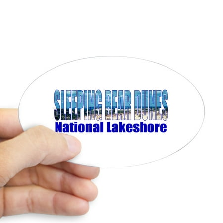 CafePress - Sleeping Bear Dunes National Oval Sticker - Sticker