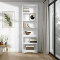 thumbnail image 3 of Prepac Home Office Modern 80" Tall Bookcase with Adjustable Shelves, White, 3 of 13