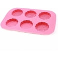 thumbnail image 4 of 6-Cavity Round Silicone Mold for Mooncake, Chocolate, Soap & Lotion Bars | 2oz Per Cell | Flexible Mold with Intricate Pattern | Fits 2oz Tins Perfectly$$Art & Craft, 4 of 8