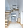 thumbnail image 6 of Sonneman S1F38K-SC06XX12-RP04 Suspenders Led Double Ring Multi Light Pendant - Black, 6 of 7