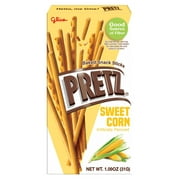 Glico Pretz Sweet Corn Baked Snack Sticks, 1.09 Ounce Pack - 10 Count Display Box