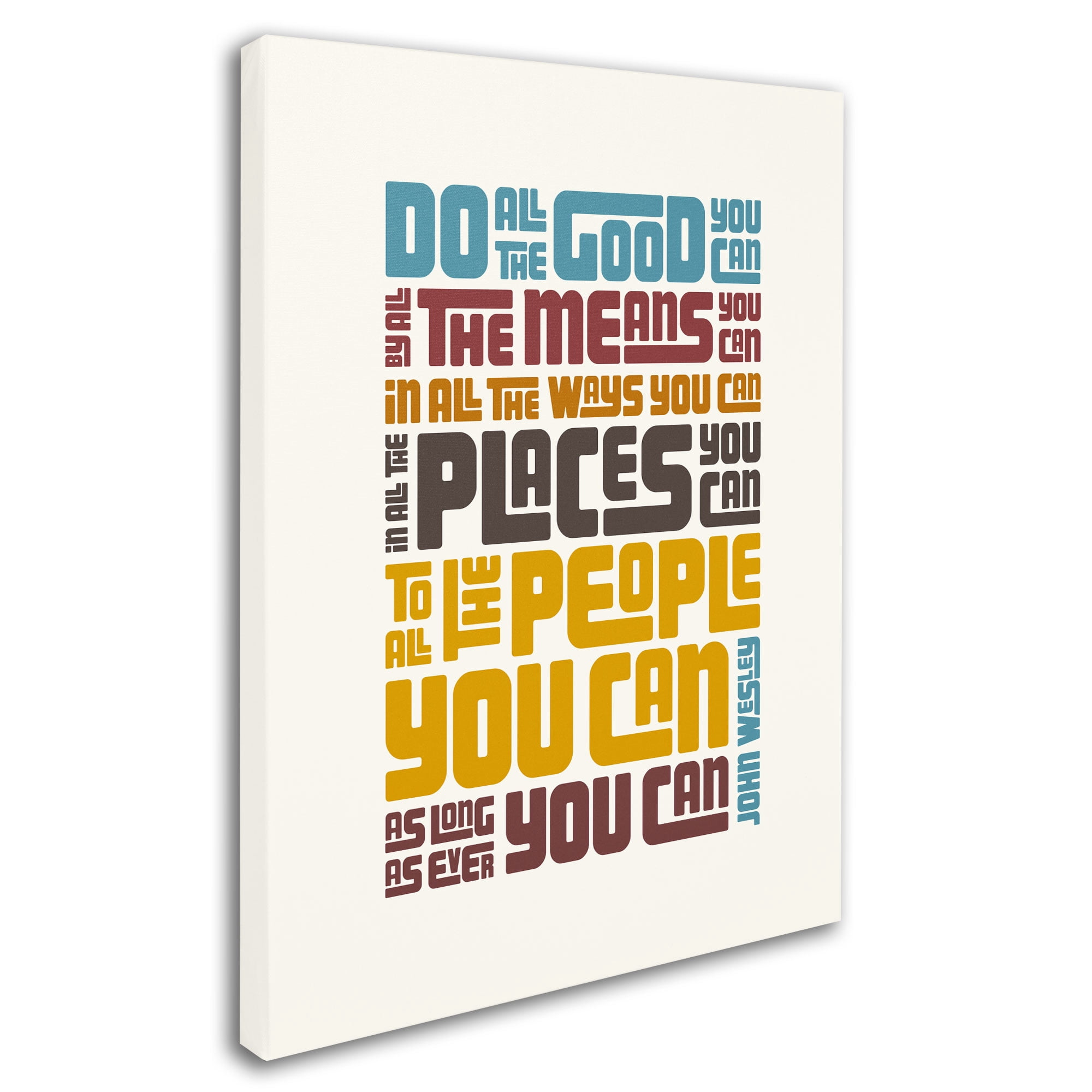 Trademark Fine Art "Do Good III" Canvas Art by Megan Romo
