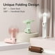 thumbnail image 3 of Handheld Mini Fan, 3 IN 1 Hand Fan, Portable USB Rechargeable Small Pocket Fan, Battery Operated Fan [14-21 Working Hours] with Power Bank, Flashlight, 3 of 4