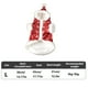 thumbnail image 3 of Ropa para Perros Pequeños, Otoño E Invierno, Camiseta para Cachorros, Poliéster Rojo y Verde, Pajarita, Atuendo Festivo Informal para Perros Salchicha, Chihuahua, Caniche, Taza de Té | Ropa Transpira, 3 of 6