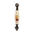 thumbnail image 4 of Ccdes Vintage Rural Flower Pattern Ceramic Bronze DIY Door Handles Cabinet Cupboard Drawer Knobs Pull,door handle, door Knob, 4 of 4