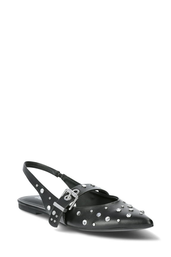 Women's Studded Slingback Flats