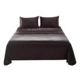 thumbnail image 1 of 1 und Sábanas suave Ropa de Almohadas Reina Twin - Negro, 1 of 6