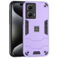 thumbnail image 1 of For Motorola Edge (2024) 5G Case PC+TPU Drop-Proof Protective Phone Cover - Black, 1 of 5