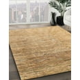 thumbnail image 2 of Ahgly Company Indoor Square Abstract Chocolate Brown Oriental Area Rugs, 6' Square, 2 of 6