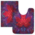 thumbnail image 5 of RMDQTR 20" × 24" U Shape Bathroom Rugs Plush Toilet Base Mat Soft Rugs Non Slip Absorbent Sacred Maple Leaf, 5 of 9