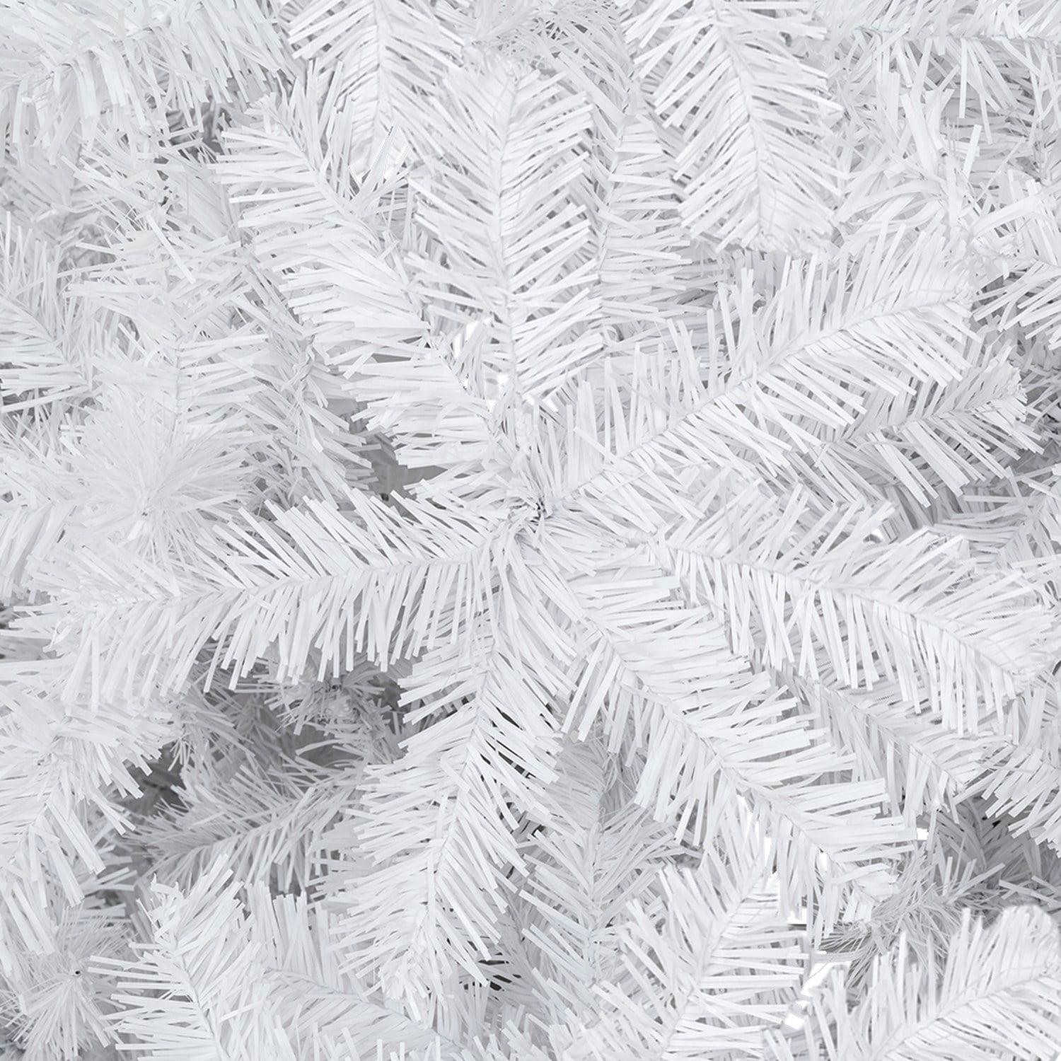 Astoutdoor 8 ft White Flocking Christmas Tree with 1349 Branches