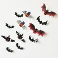 thumbnail image 6 of SLYNSHome 12Pcs Halloween Wall Decals,3D Bat Wall Stickers Window Clings Decorations for Halloween Party Supplies, 6 of 7