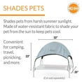 thumbnail image 3 of K&H Pet Products Pet Dog Cot Canopy (Cot Sold Separately) Gray Medium 25 x 32 inches, 3 of 7