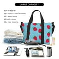 thumbnail image 6 of Zufioo Strawberries Pattern Hand-held Travel Bag, Waterproof Adjustable Shoulder Strap Crossbody Duffel Bag, Suitable for Work, Short trips, Sports, 6 of 8
