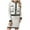 Light Gray, variant on Fgnfyis Knitted Cardigan Pocket Button Small Fragrance Skirt Suit Two Piece Sets for Women White M