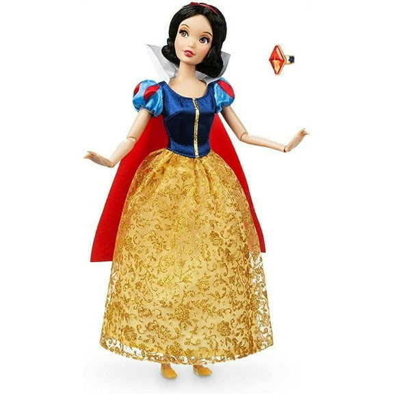 Classic Princess Snow White 11.5” Doll With Ring Figure Rare Holiday Gift New