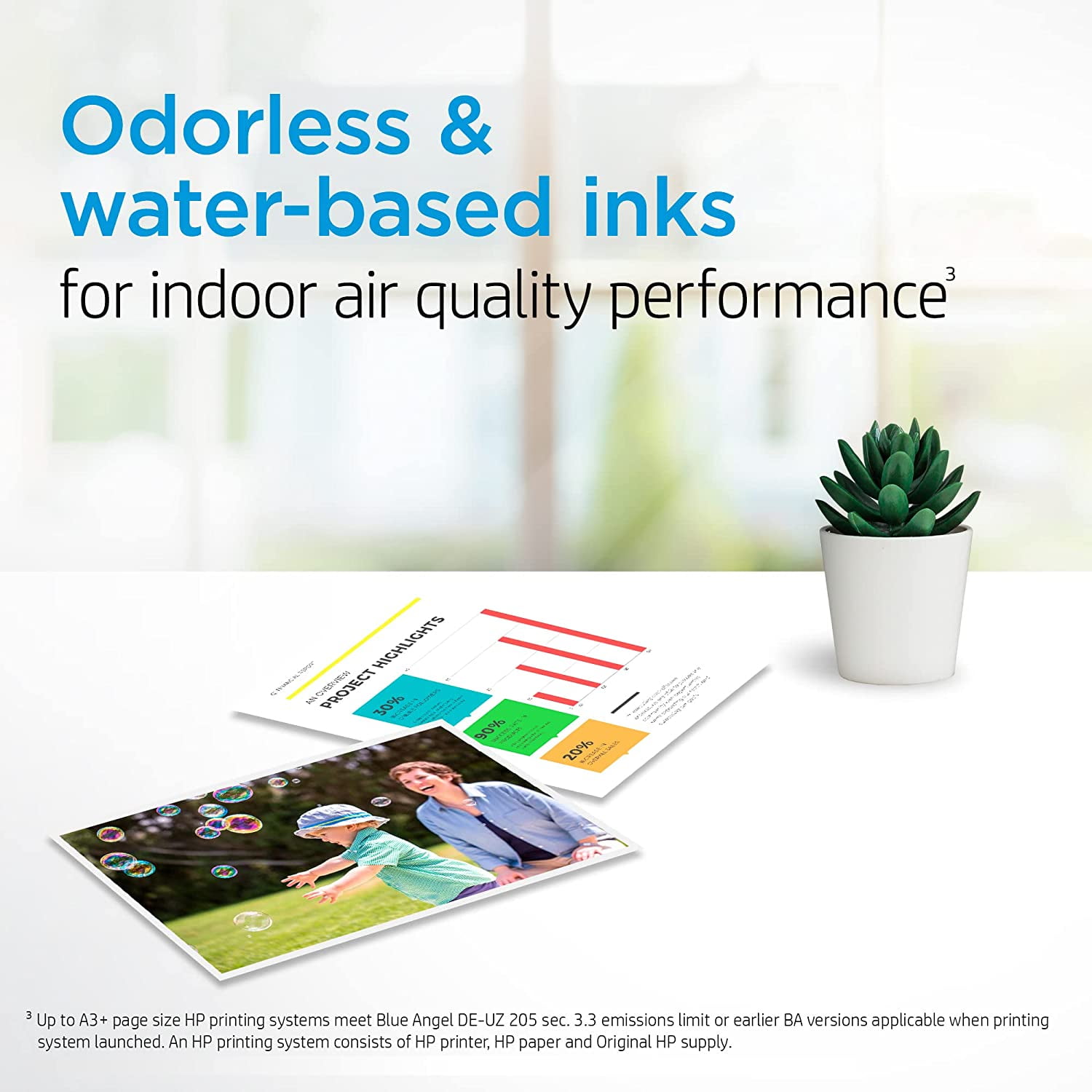 64XL Tri-color High-yield Ink Cartridge for Printers | Works with Printer Series: ENVY Inspire 7950e; ENVY Photo 6200, 7100, 7800; Tango | Eligible for Instant Ink | N9J91AN