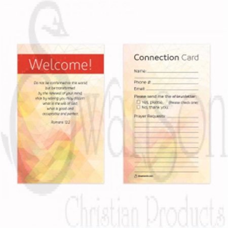 Welcome Visitor Card - Pack of 50