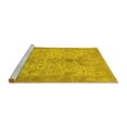 thumbnail image 2 of Ahgly Company Machine Washable Indoor Rectangle Oriental Yellow Traditional Area Rugs, 8' x 12', 2 of 4