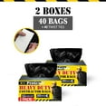 thumbnail image 4 of Contractor Garbage Bags 55 Gallon | 40 Trash Bags | Heavy Duty | Black Contractor, 4 of 8