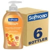 Softsoap Therapy Warming Honey & Brown Sugar Scent Exfoliating Liquid Hand Soap, 11.25 Oz, 6 Pack