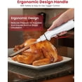 thumbnail image 2 of New Upgrade Cordless Electric Knife, Serrated Blade for Turkey Meat Slicing Fillet Bread Ergonomic USB-C Rechargeable Easy-Slice White, 2 of 7