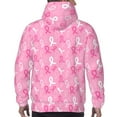 thumbnail image 7 of Wukai Breast Cancer Awareness (3) Print Men Hoodies Fleece Sweatshirts Long Sleeve Sweaters Pullover Fall Outfits Winter Clothes-Small, 7 of 7