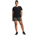 thumbnail image 6 of Under Armour Womens Play Up 3.0 Shorts , Carbon Heather 090/Black , 2X, 6 of 6