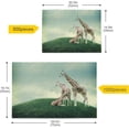 thumbnail image 5 of FREEAMG Three Giraffes Fantasy Landscape Puzzle for Adults 1000 Piece Puzzles Game DIY Toys Creative Gift Home Decorations, 5 of 7