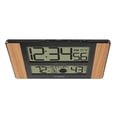 thumbnail image 4 of Reloj digital atómico La Crosse Technology, madera de roble, 4 of 6