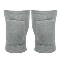 Unique Bargains 1 Pair Knee Brace Protection Sponge Knee Pads Knee Support Gray Size L