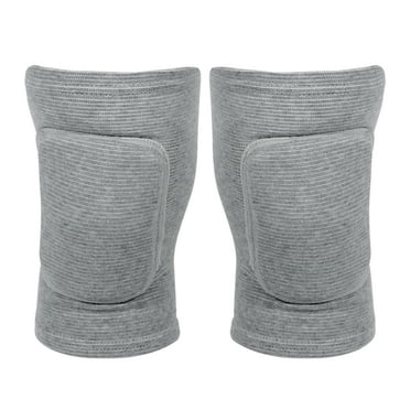 Unique Bargains 1 Pair Knee Brace Protection Sponge Knee Pads Knee Support Gray Size L