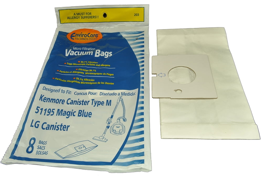 12 Pk Kenmore Style C  Style Q 2053292 5055 50557 50558 Hepa Filtration Canister  Vacuum Bags Also Fits Panasonic C5 C18  Walmartcom