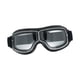 thumbnail image 2 of Gafas de moto,Gafas de moto Gafas de montar vintage,Gafas deportivas Accesorio de ciclismo Mujeres Hombres Adultos,Gafas para scooter,ATV,motocross,a prueba de lente transparente negra, 2 of 8