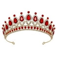 thumbnail image 4 of Bijoux de Mariage Haut de Gamme Luxe Léger Strass Rétro Demi-Cercle Couronne de Reine Accessoires pour Cheveux de Robe de Mariée Bijoux de Mariée, 4 of 7