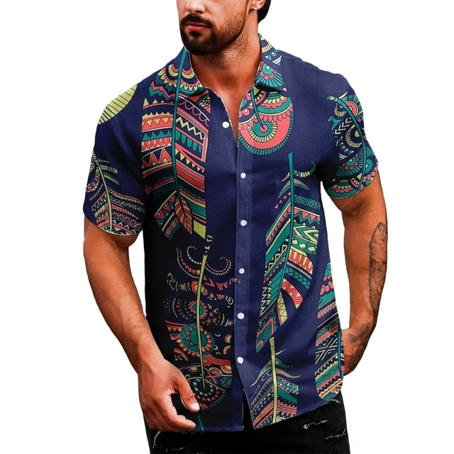 Camisa Casual Para Hombre Shendy Vendy Strech De Manga Corta