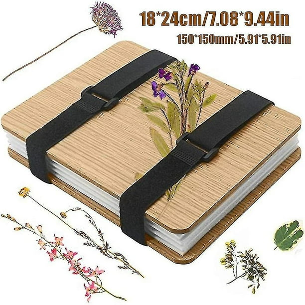 1 Juego de Kit de herramientas para muestras de plantas, prensa de flores secas artesanal, herramienta de prensa de plantas de madera, Kit de prensa de flores, planta L-haoyi