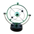 thumbnail image 4 of Luzkey Motion Movement Swing Balls Science Kit Educational Solar System Ornamental Art for Table Centerpiece green, 4 of 8