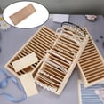 thumbnail image 3 of 2x Soporte Para Diadema De Madera Cadenas Scrunchie Collares Organizador Rack Mujeres Yuyangstore titular de la banda para la cabeza, 3 of 8