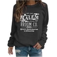 thumbnail image 2 of Enjoytime Halloween Sweatshirt Printed 2025 Oversized Crewneck Sweatshirts Women Long Sleeve Tunic Pullover Tops Streetwear Fall Winter Clothes, 2 of 6