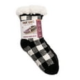 thumbnail image 3 of MukLuks Women's Cabin Socks, 2 Pack, Black Snowflake, S/M, 3 of 4